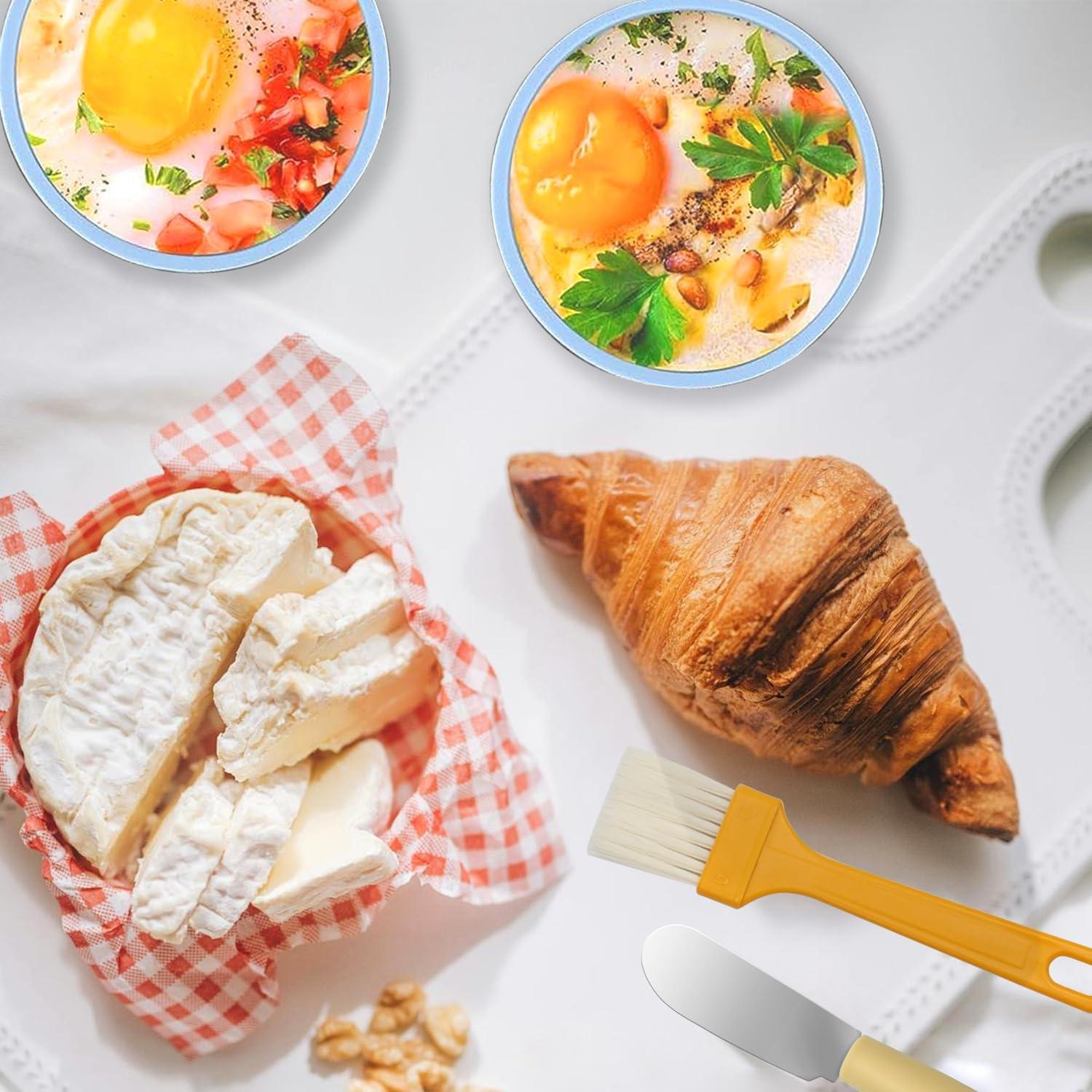 Molde de Huevo de Silicona Holyenten 3 Piezas Antiadherente