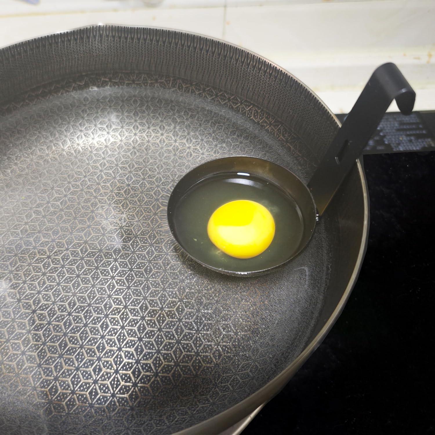 Juego de 3 Pocillos Escalfadores de Huevos Aogigigio - Acero Inoxidable