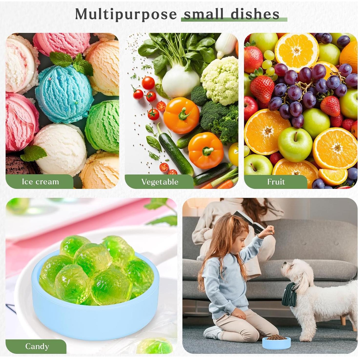 Moldes de Huevos de Silicona 10 cm - 2 Piezas Apto Microondas