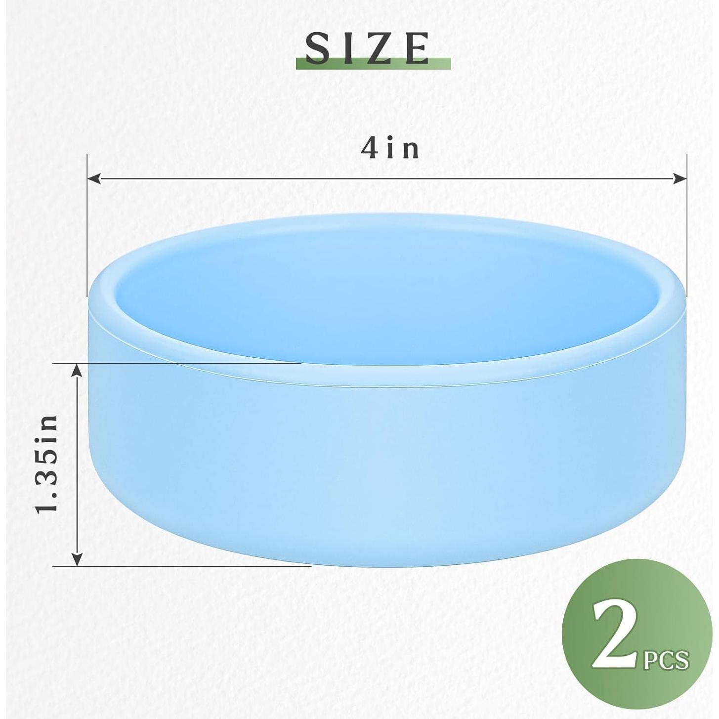 Moldes de Huevos de Silicona 10 cm - 2 Piezas Apto Microondas