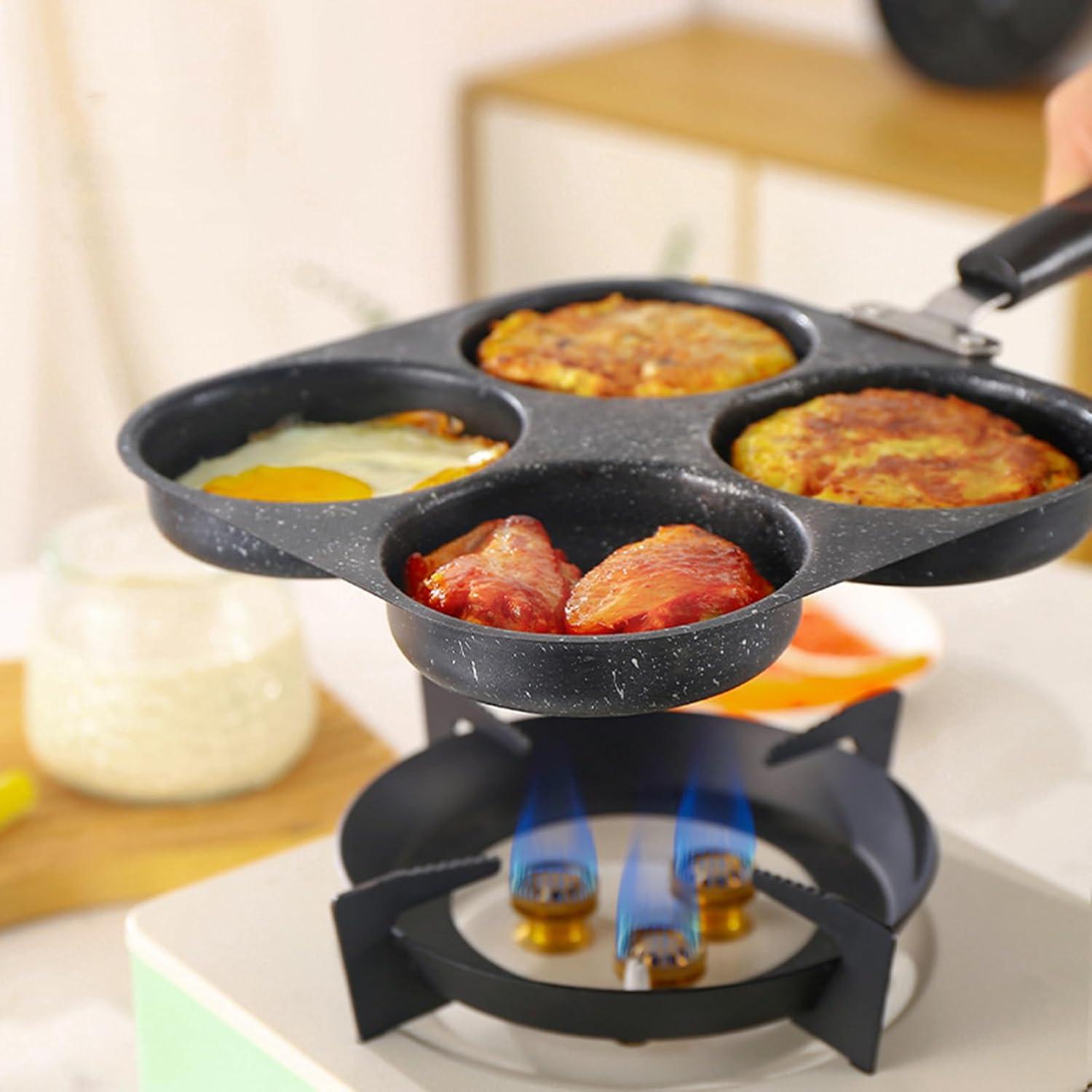 Sartén Antiadherente JORMEY para 4 Huevos - Aluminio 35.56 cm