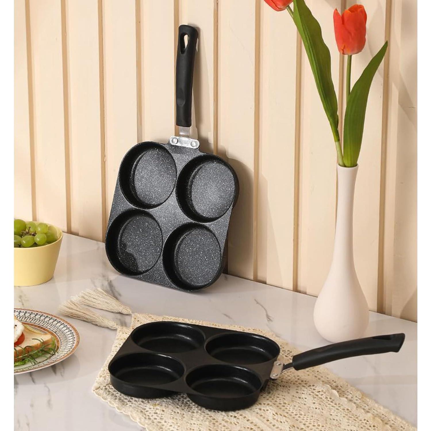 Sartén Antiadherente JORMEY para 4 Huevos - Aluminio 35.56 cm