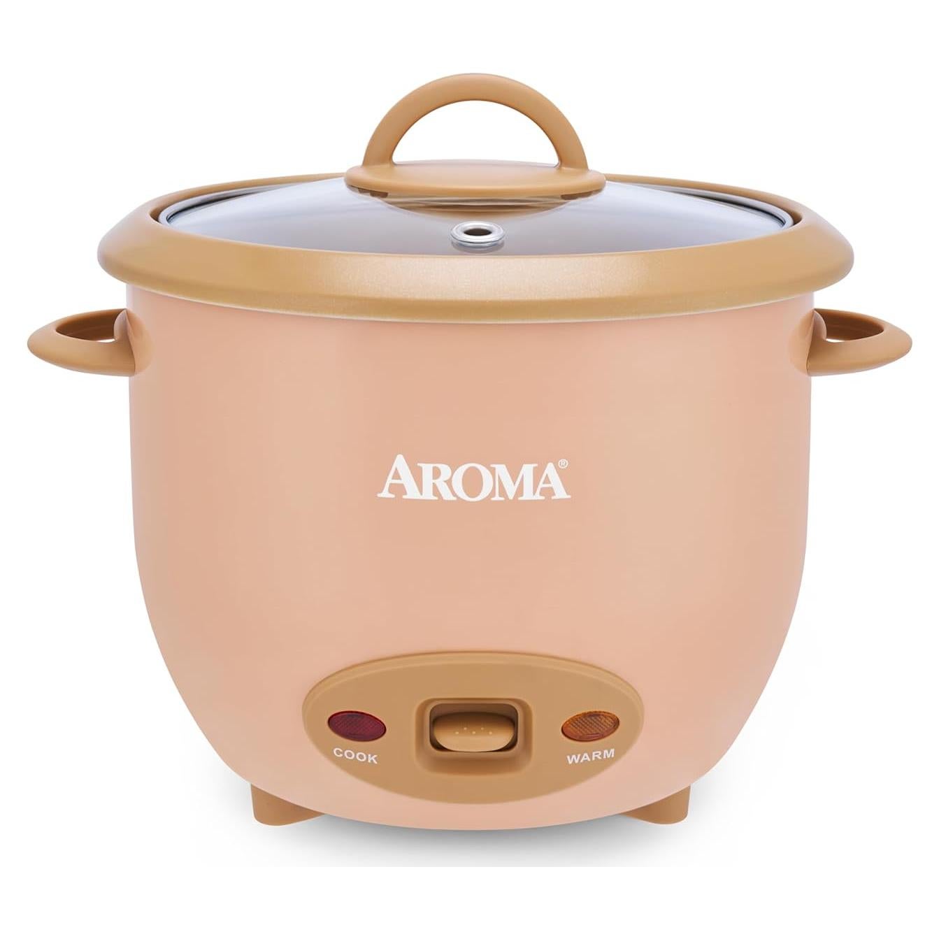 Olla de Arroz Eléctrica Aroma 6 Tazas Terracota 1.5L