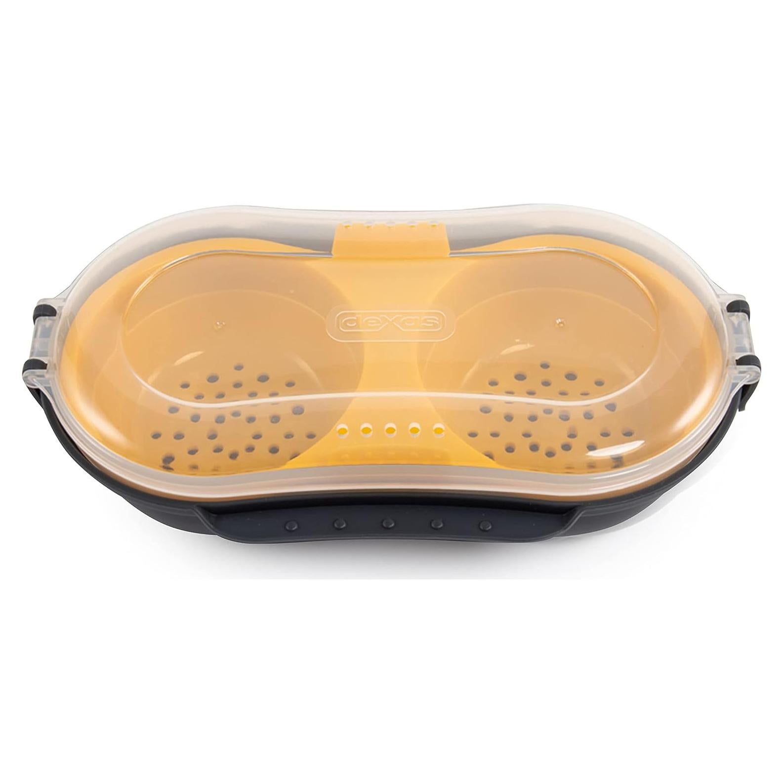 Cocinador de Huevos Dexas Duo Microondas 2 en 1 Libre BPA