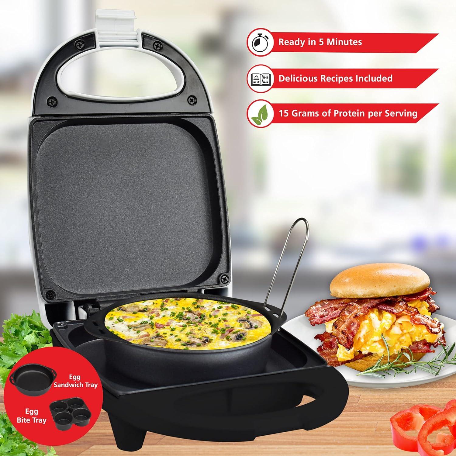 Mini Egg Bite Maker Brentwood TS-256W 530W Blanco