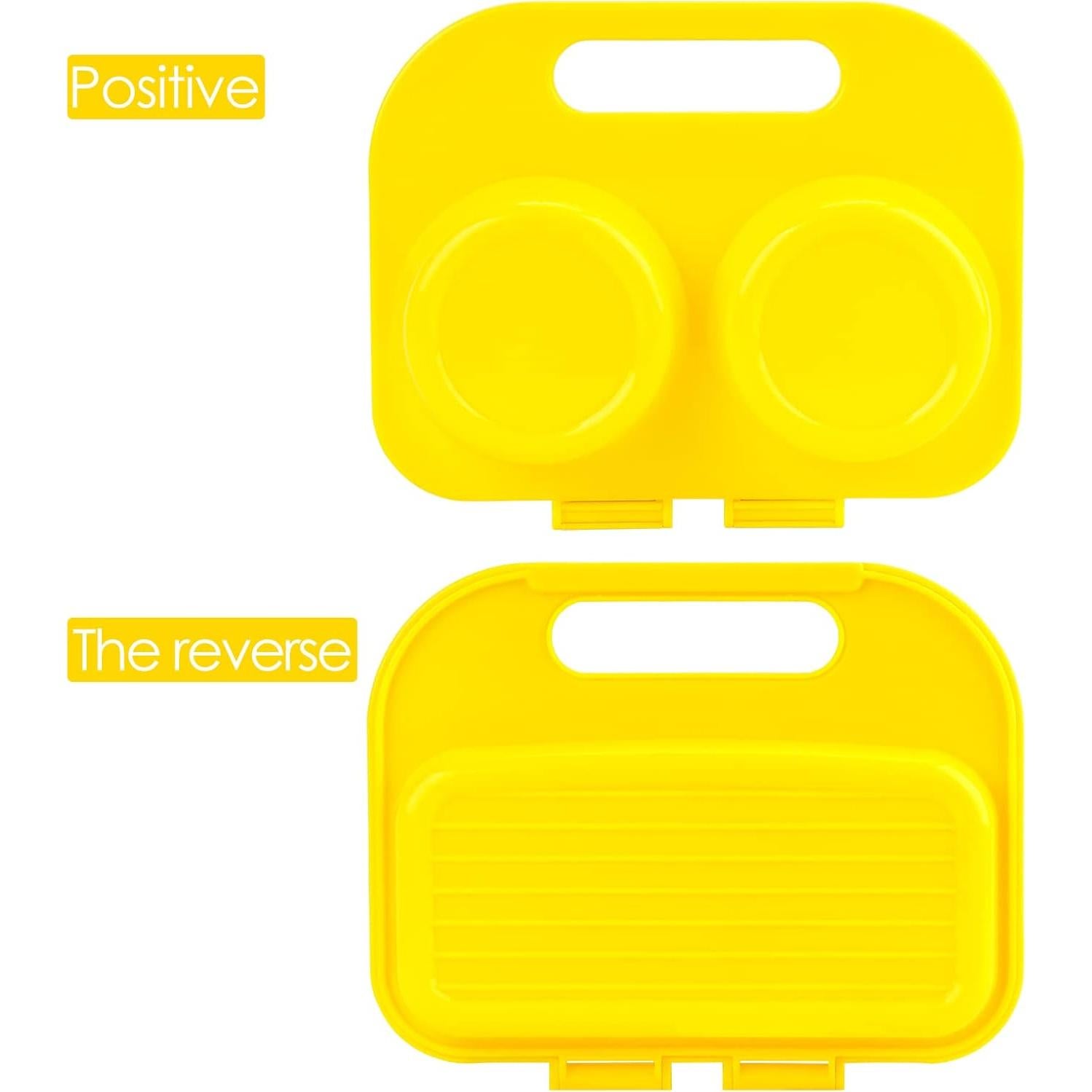 Cocinador de Huevos Microondas JANKOW Amarillo Apto Lavavajillas