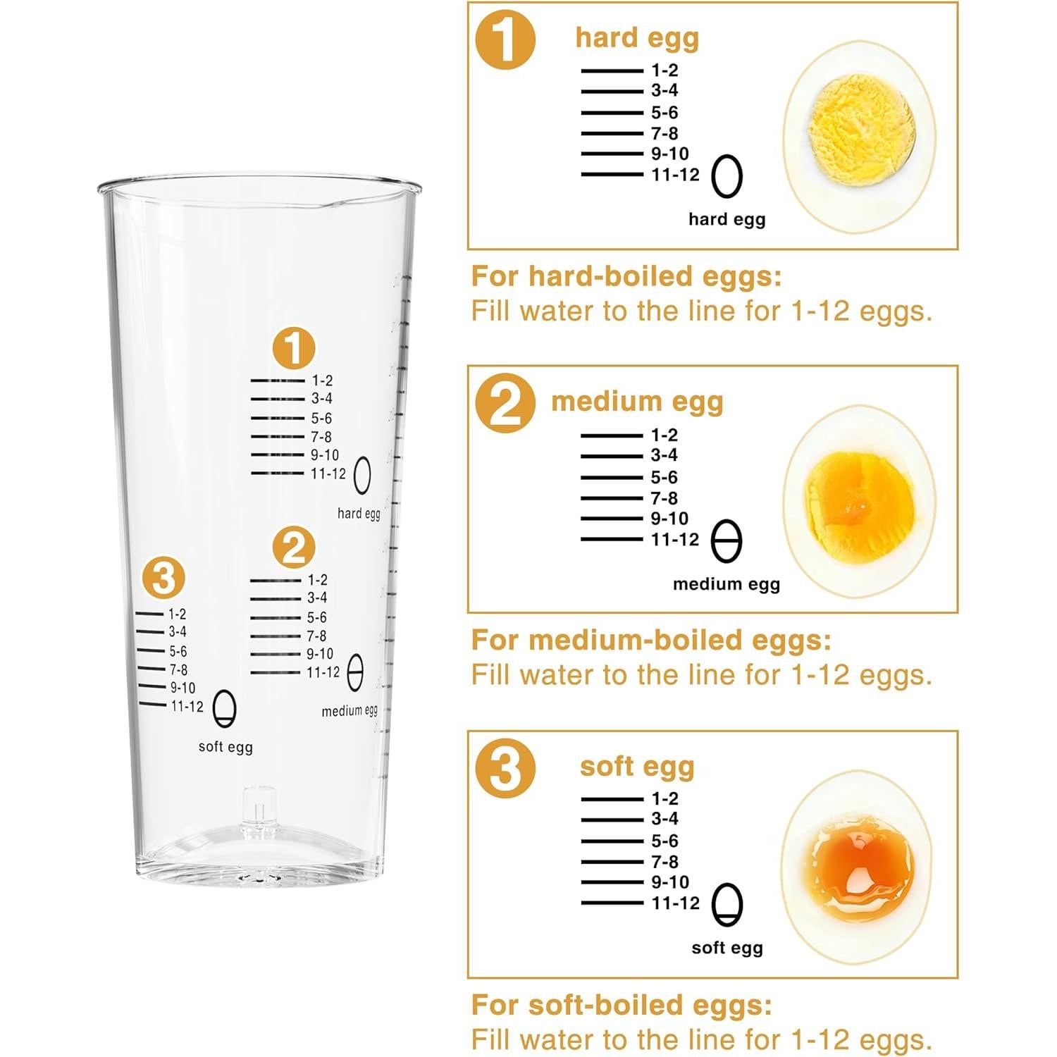 Cocinador de Huevos Eléctrico Evoloop 12 Huevos Acero Inoxidable