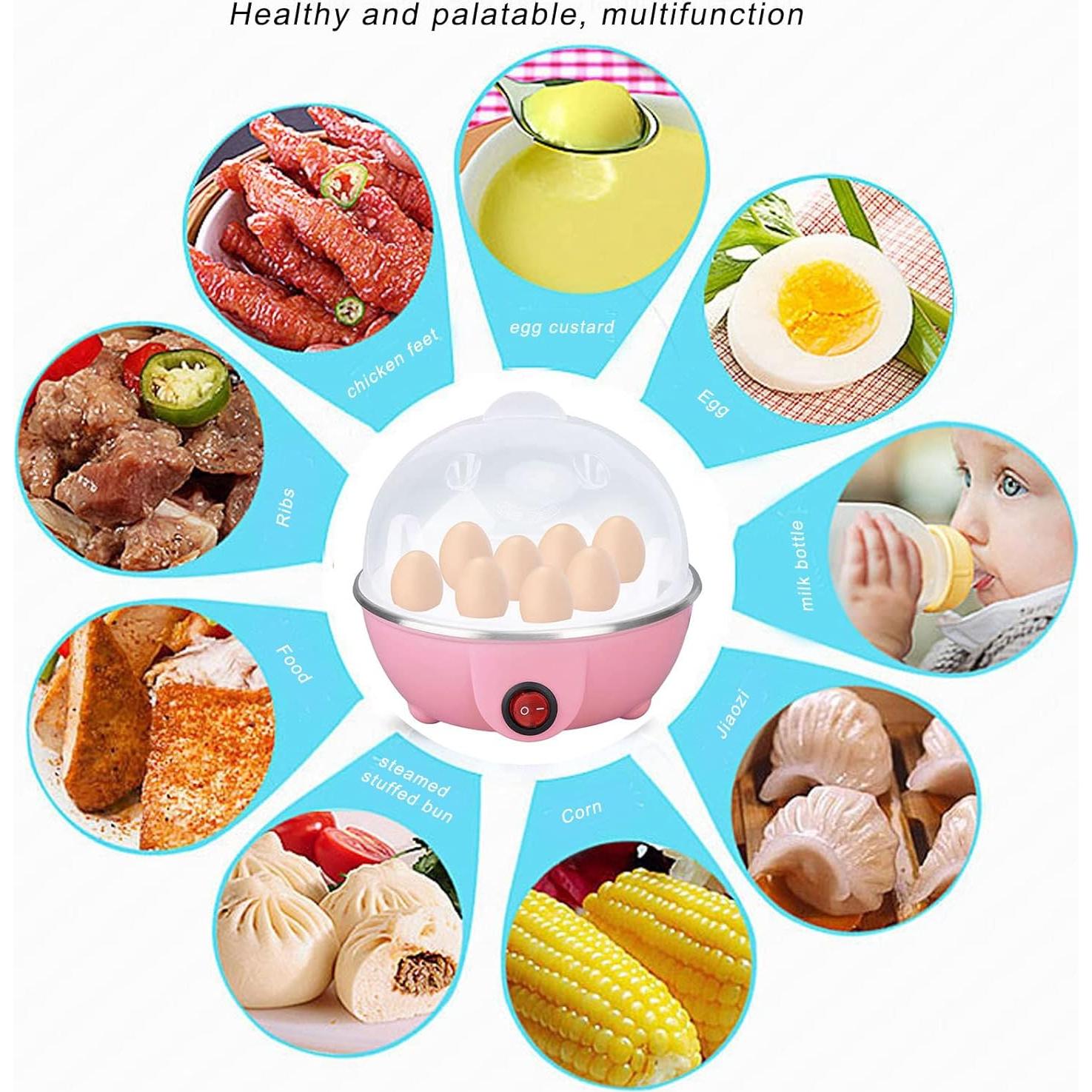 Cocedor de Huevos Eléctrico Fockety 350W 7 Huevos Automático