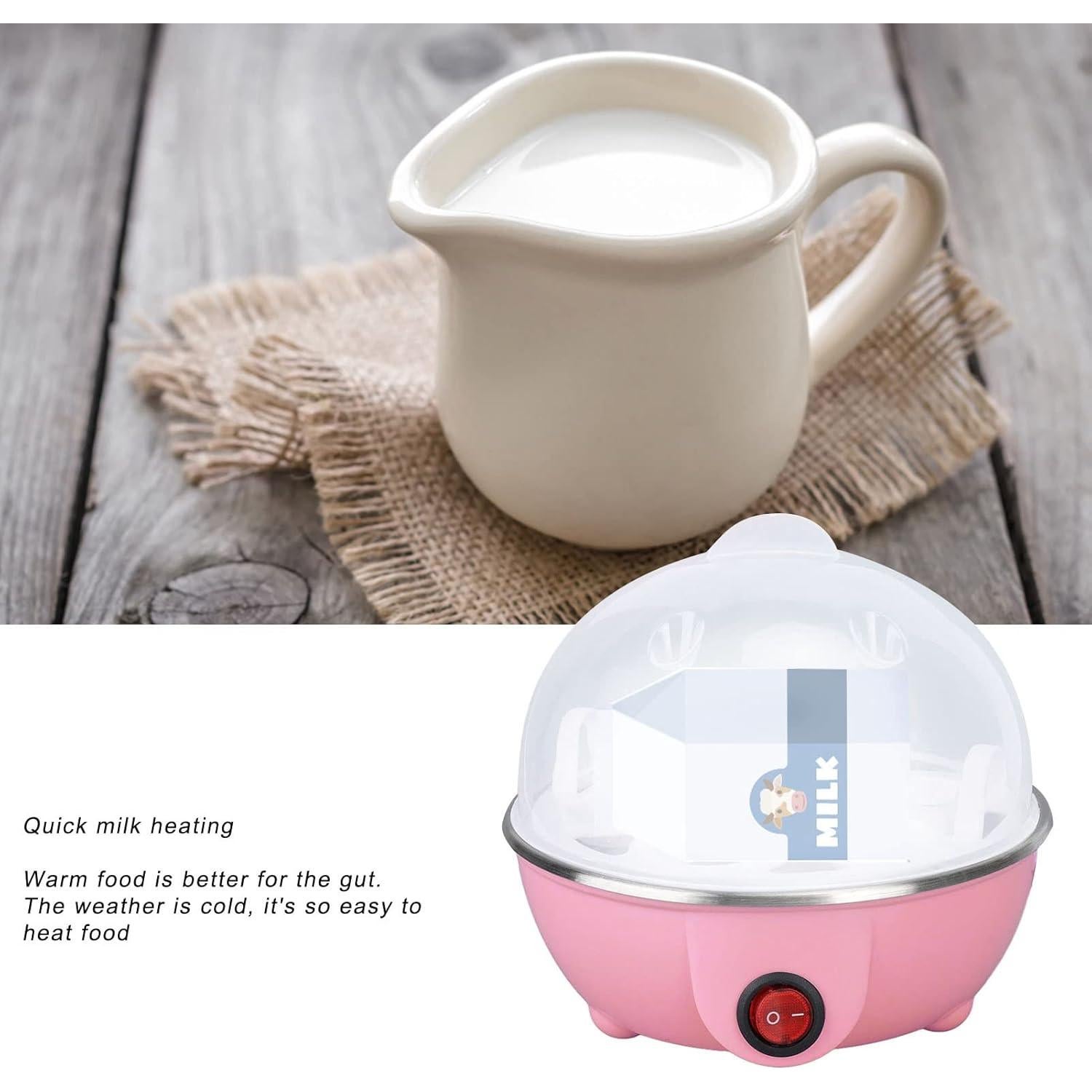 Cocedor de Huevos Eléctrico Fockety 350W 7 Huevos Automático