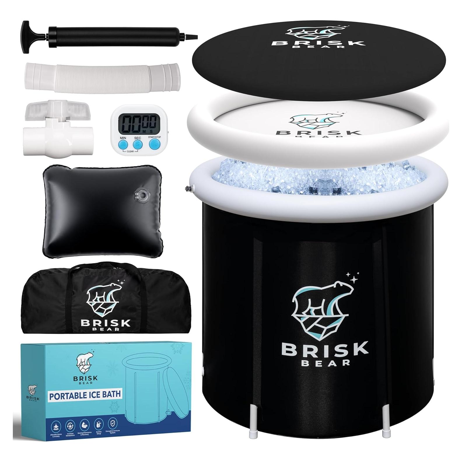 Tina de Baño de Hielo Brisk Bear Extra Grande 397L