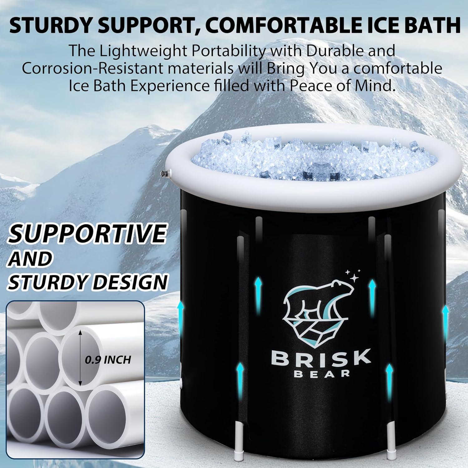 Tina de Baño de Hielo Brisk Bear Extra Grande 397L