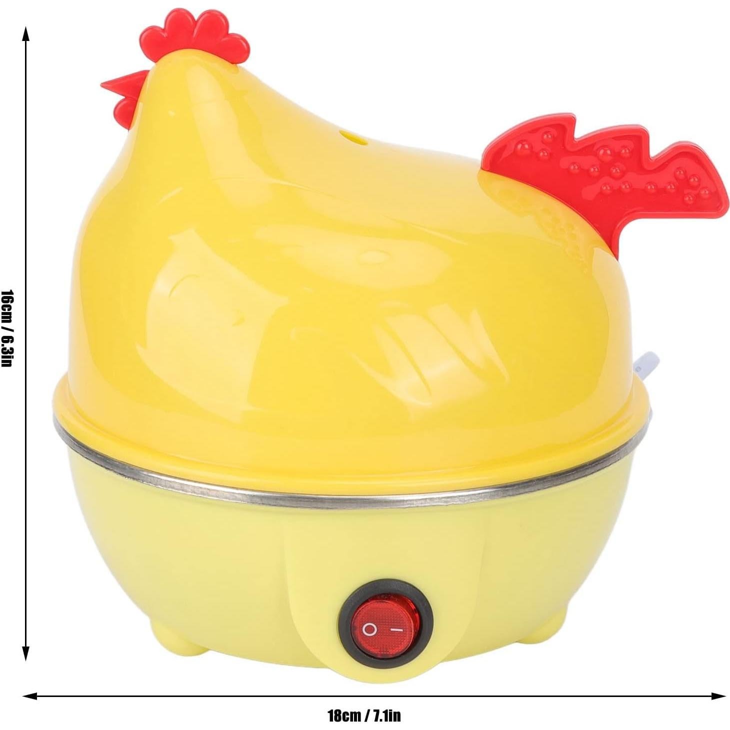 Cocedor de Huevos Eléctrico Luqeeg, Capacidad 7 Huevos, Apagado Automático