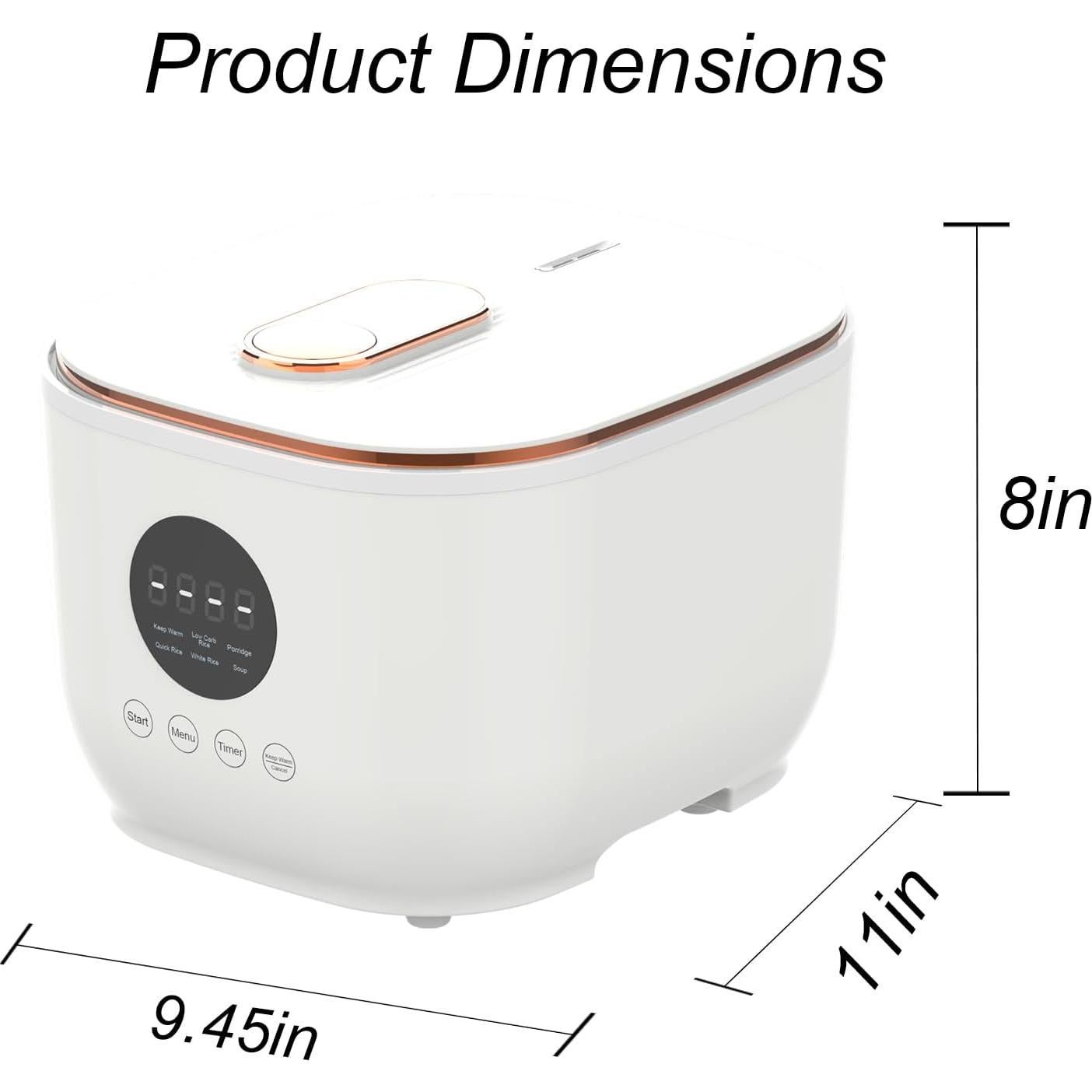 Olla Arrocera Eléctrica Akureo WGX-301 3L Baja en Azúcar