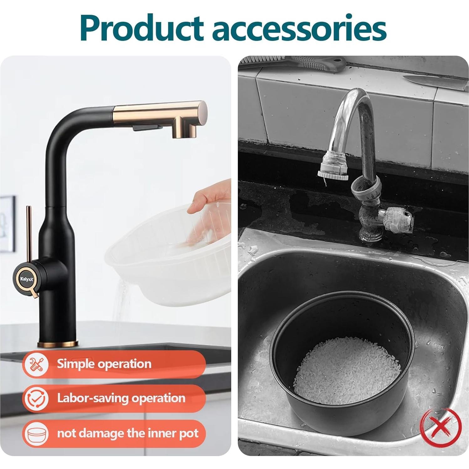 Cocedor de Arroz Moosum 30 Tazas 1600W con Modo Caliente