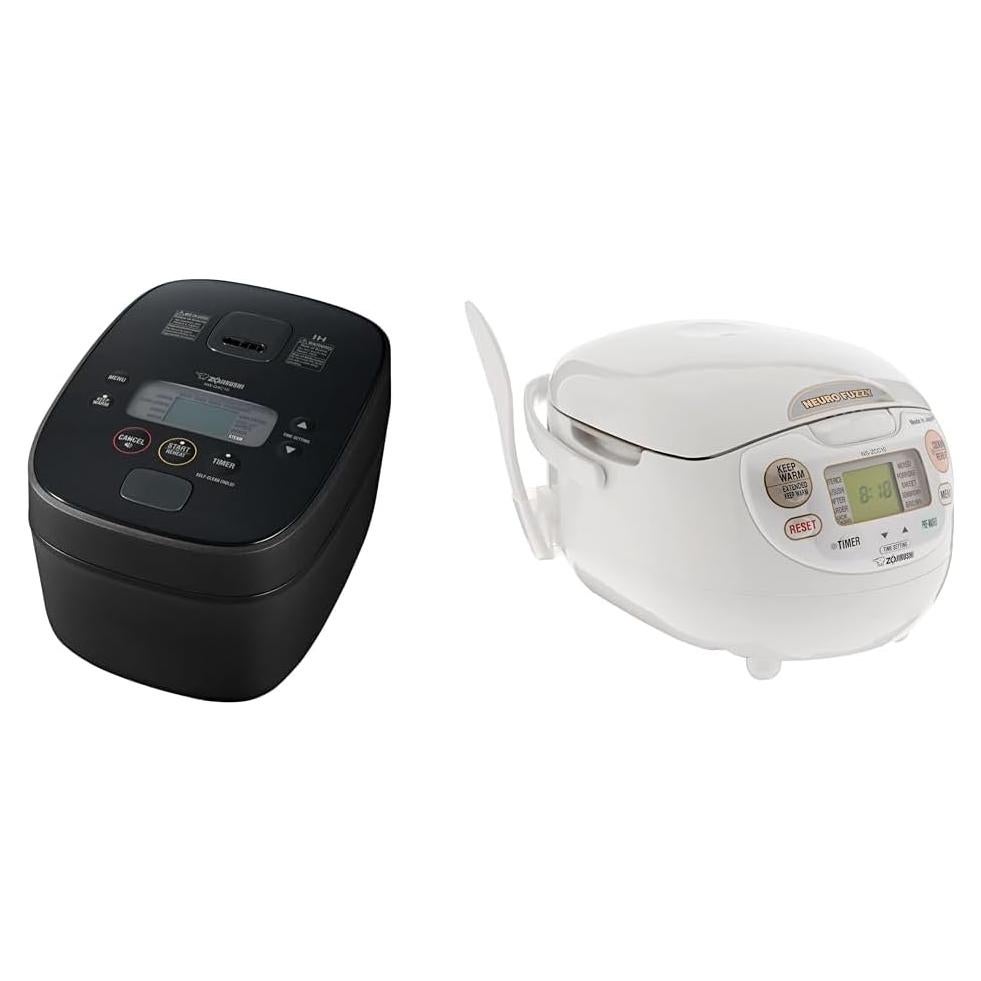 Olla Arrocera Zojirushi Inducción 5.5 Tazas y Neuro Fuzzy 10 Tazas