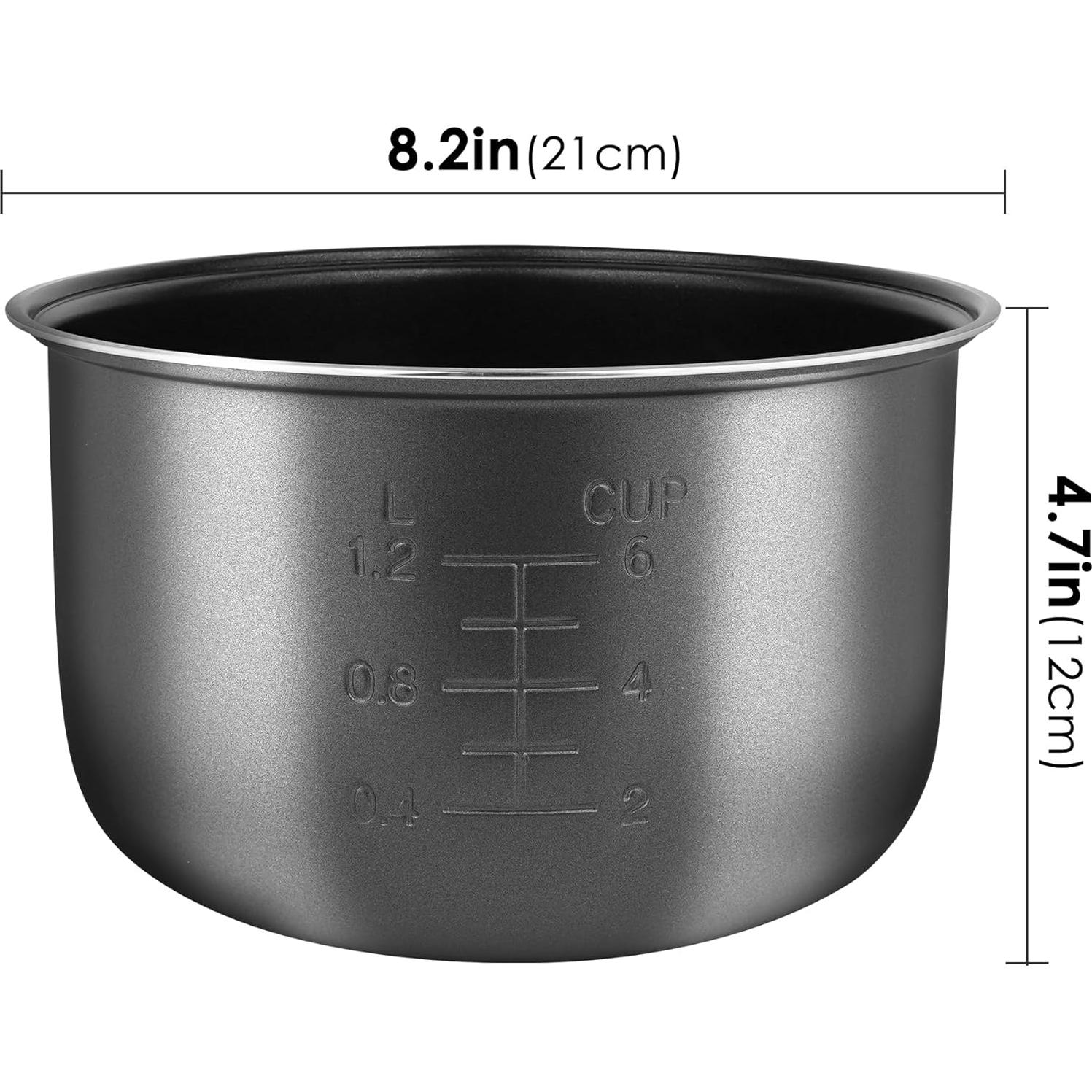 Olla interior de acero inoxidable 304 Linkidea 5.5 tazas