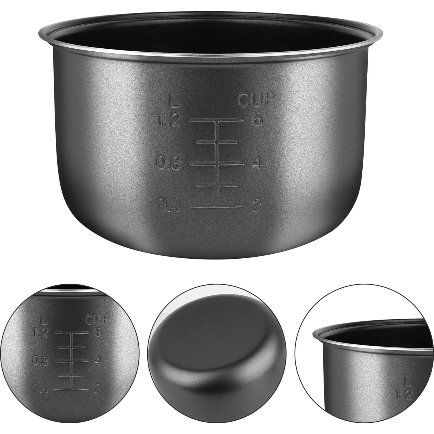 Olla interior de acero inoxidable 304 Linkidea 5.5 tazas