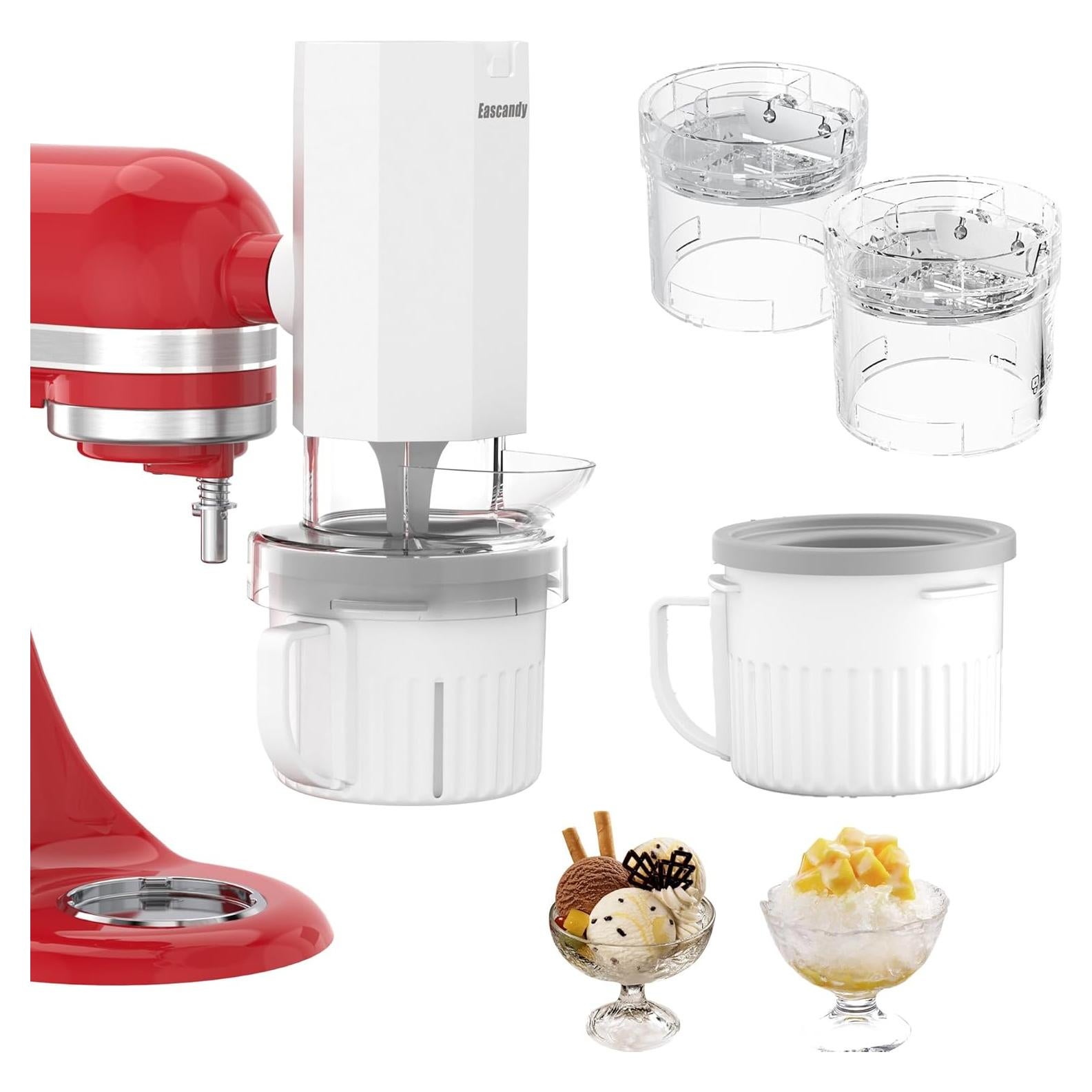 Juego de Accesorios para Helados KitchenAid - 2 Helados + 1 Hielo Raspado