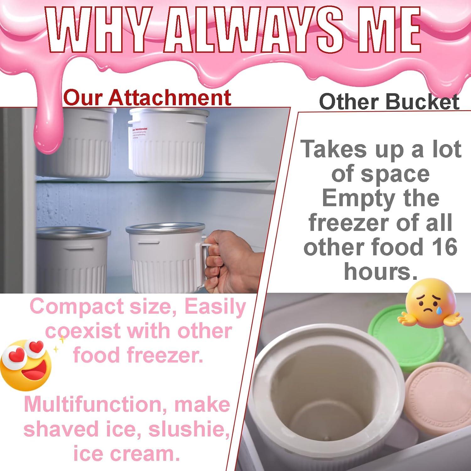 Juego de Accesorios para Helados KitchenAid - 2 Helados + 1 Hielo Raspado