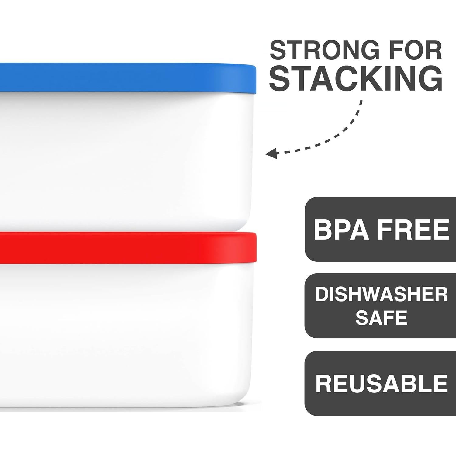 Contenedores de Helado BALCI - 2 Cuartos (1.89L) - Juego de 2