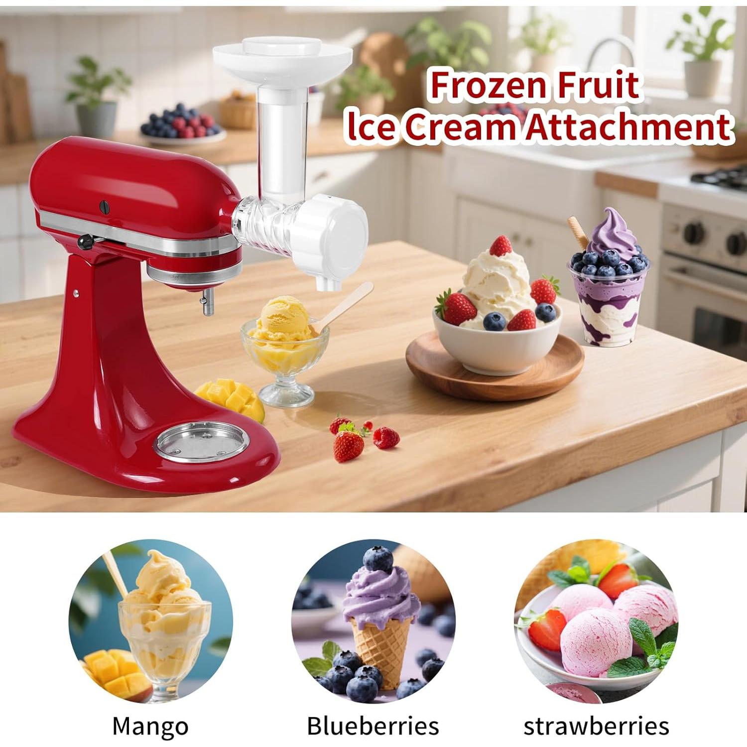 Accesorio de Helado Gdrtwwh para Mezcladores KitchenAid 0.79kg