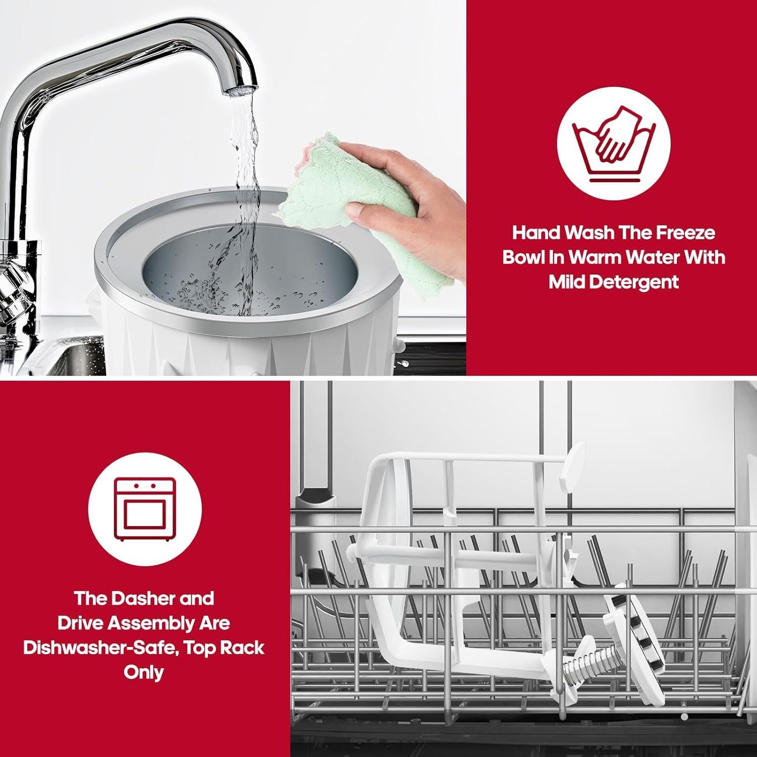 Accesorio Hacedor de Helados InnoMoon para KitchenAid 2L