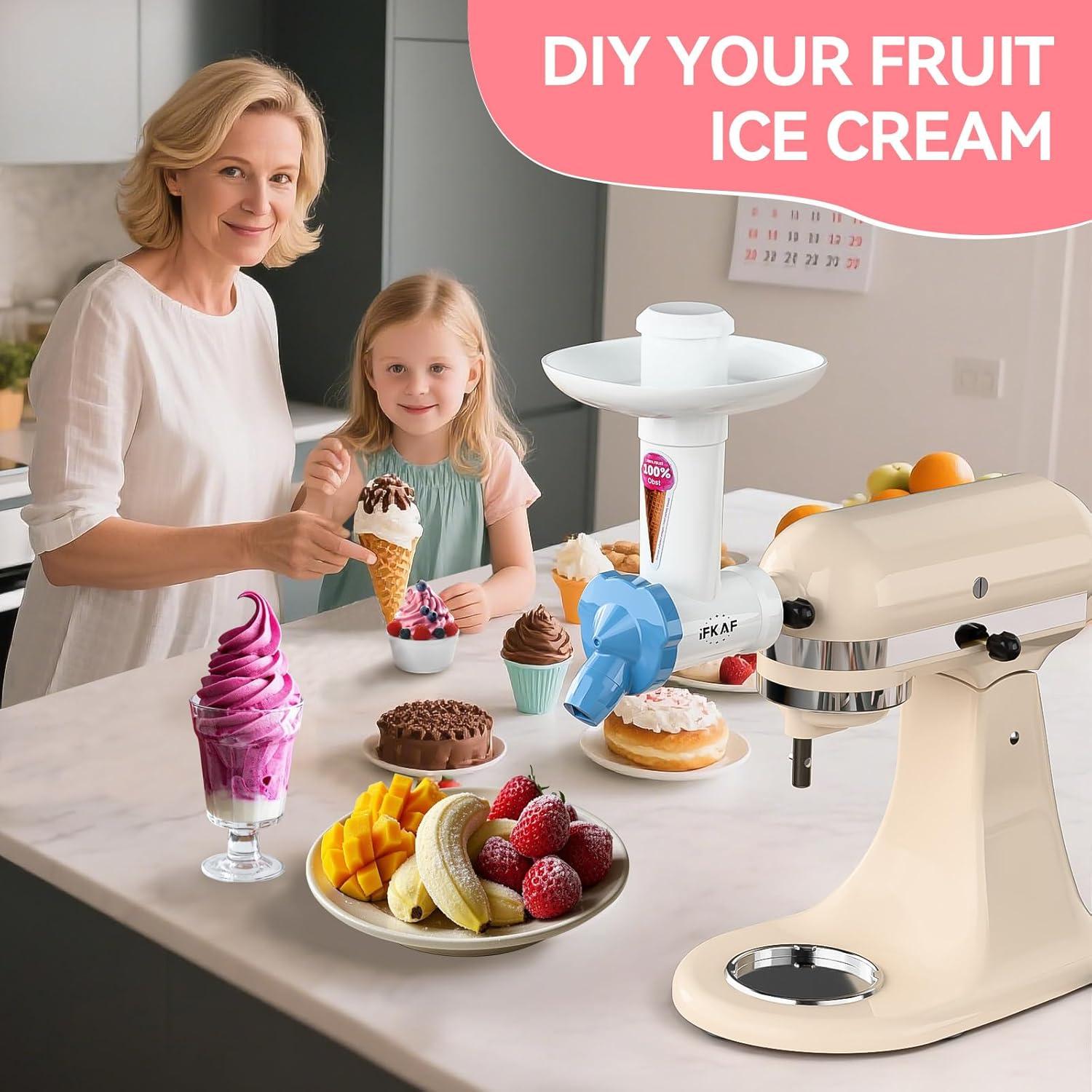 Fabricante de Helado de Frutas Congeladas IFKAF para KitchenAid