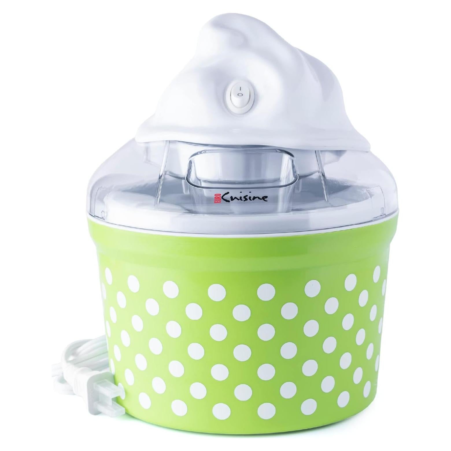 Máquina de Helados Euro Cuisine ICM26GRA 1.2L Verde