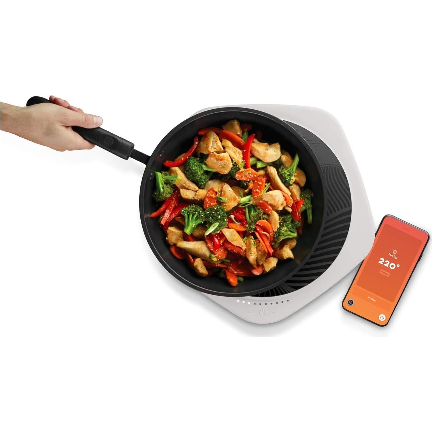 Placa de Inducción Cuisinart Goodful OT1500GF Blanca 1500W