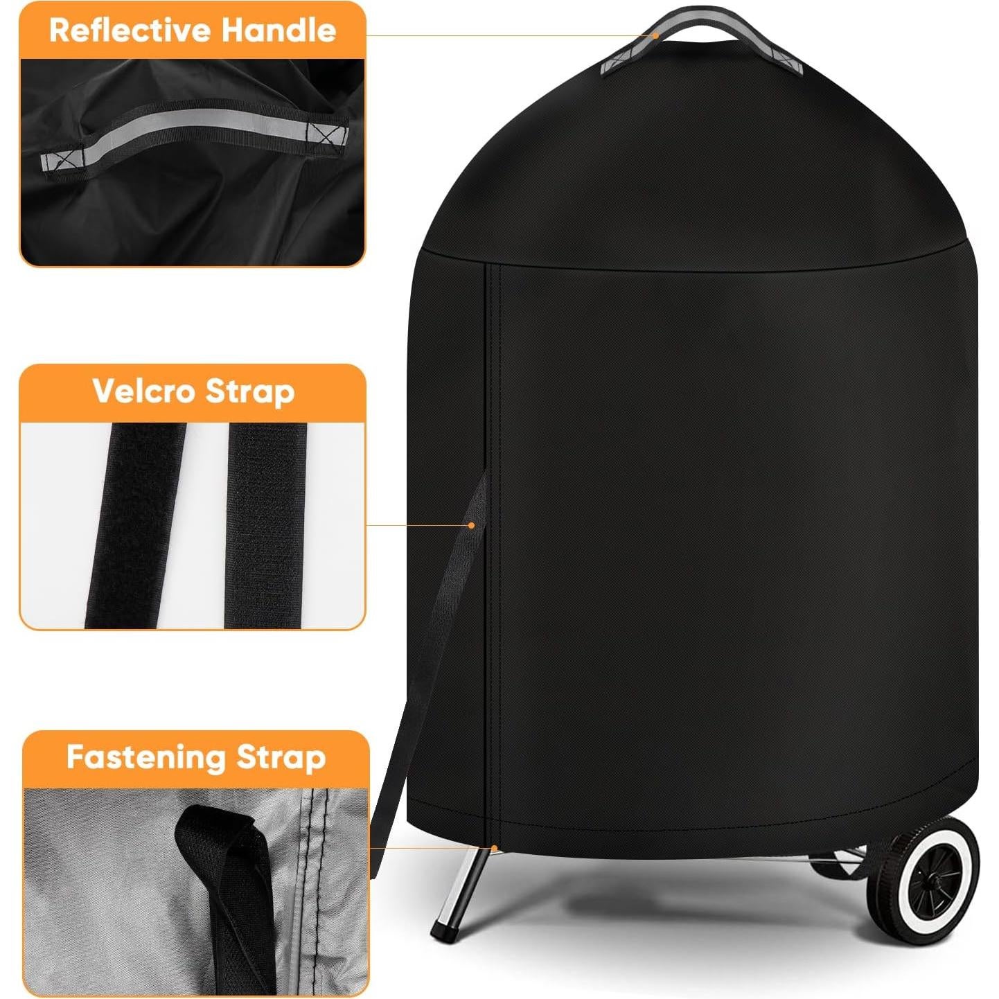 Funda Impermeable para Parrilla Kettle 22" iCOVER - Protección UV