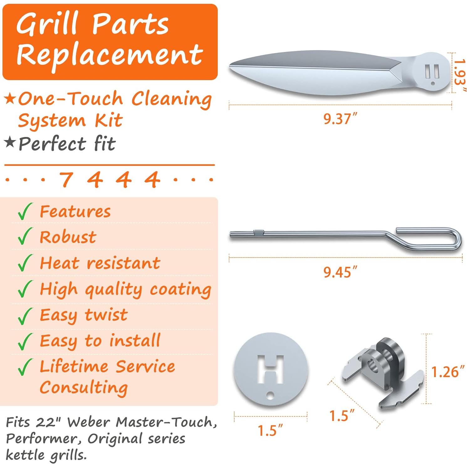 Kit de Limpieza de Un Toque Weber 22.5" - Repuesto 7444