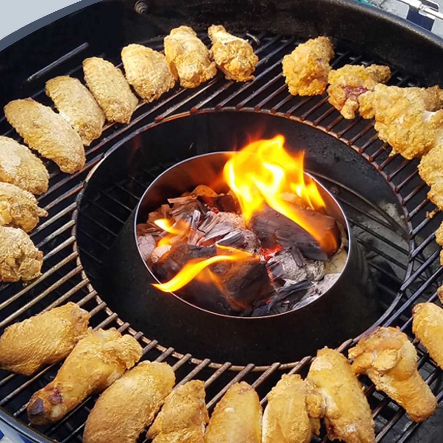 Parrilla de BBQ Acero Inoxidable Quantfire 25.8x25.5 cm