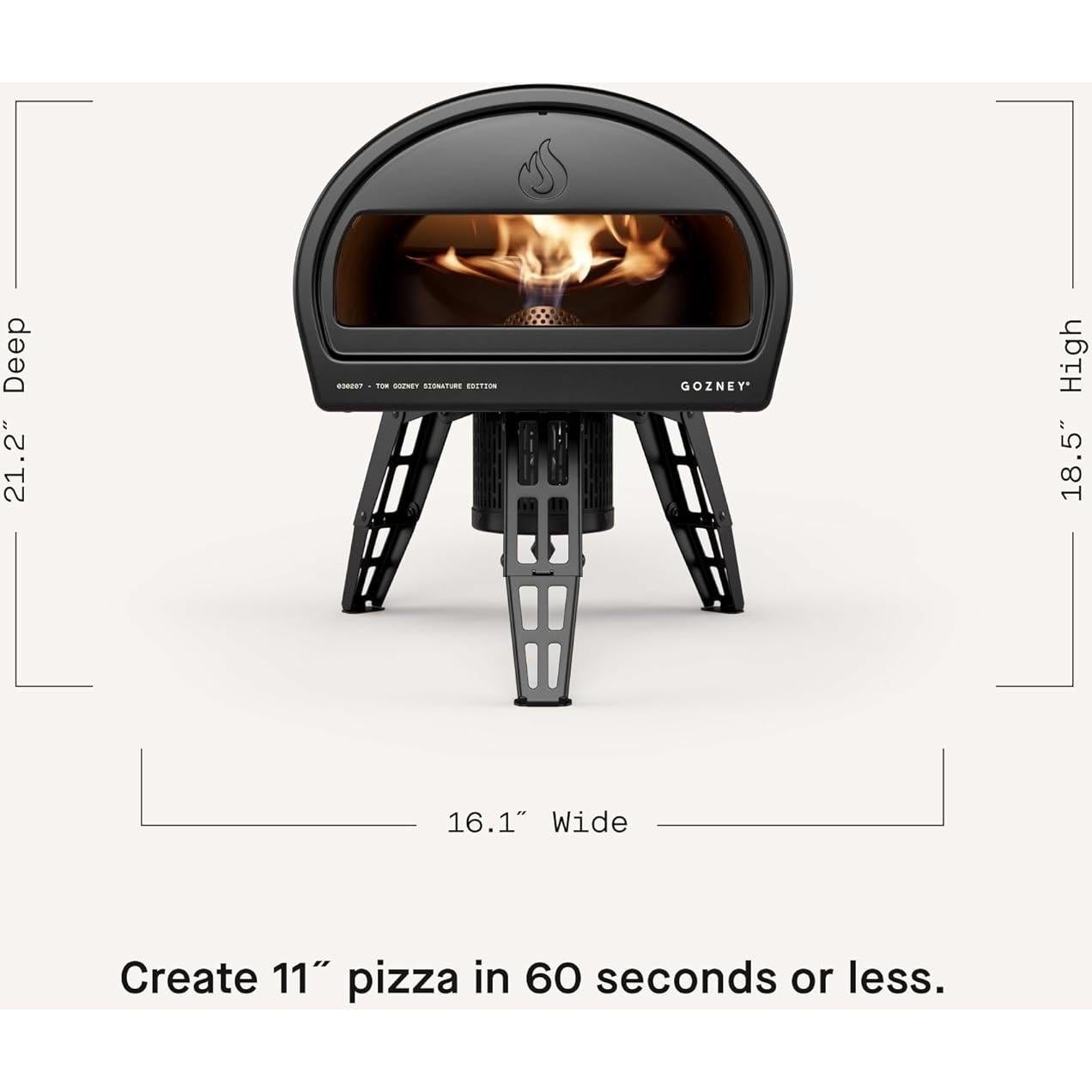 Horno de Pizza Gozney Roccbox Portátil a Gas y Leña 21.9 kg