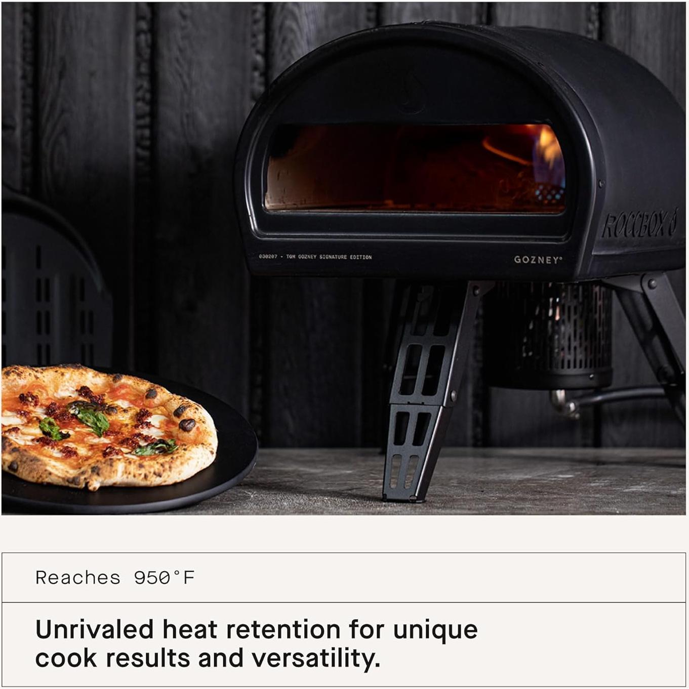 Horno de Pizza Gozney Roccbox Portátil a Gas y Leña 21.9 kg
