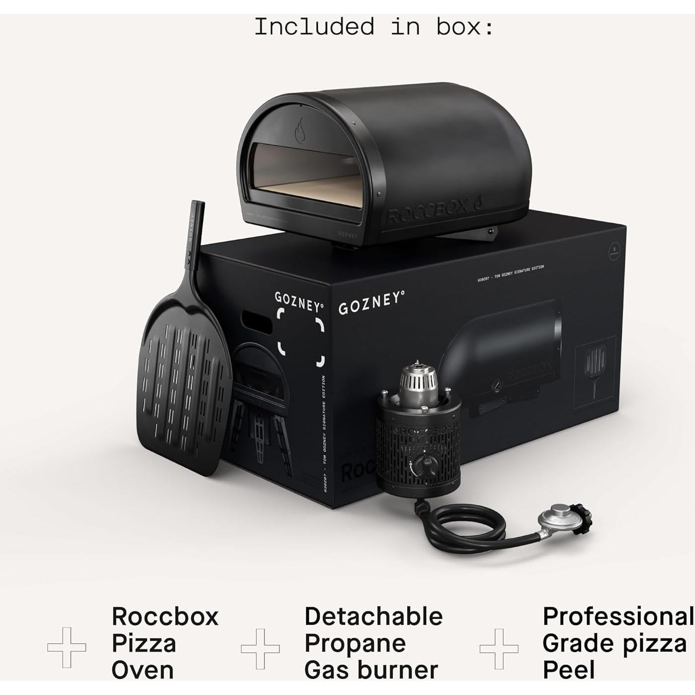 Horno de Pizza Gozney Roccbox Portátil a Gas y Leña 21.9 kg