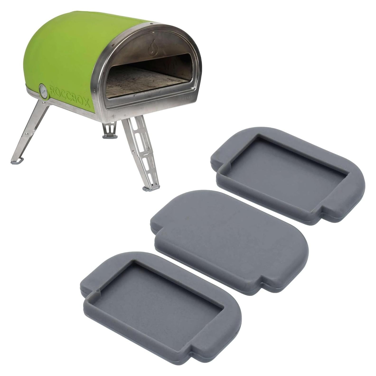 Protectores de Goma para Horno de Pizza Gozney Roccbox - 3 Piezas