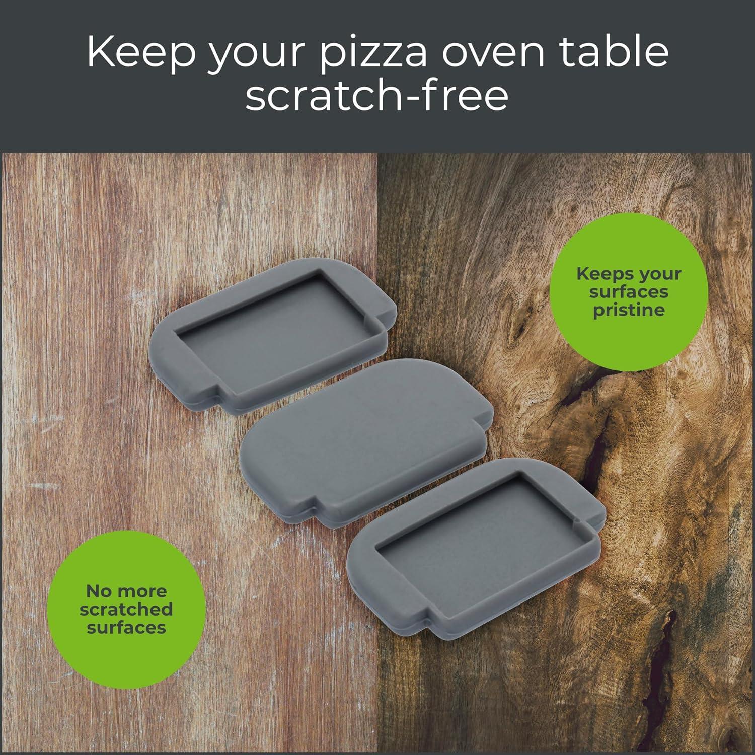 Protectores de Goma para Horno de Pizza Gozney Roccbox - 3 Piezas