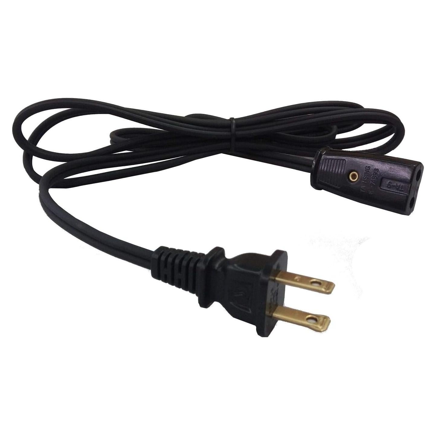 Cable de Reemplazo de Poder HJFPOWERCORD 1.83m 2 Pines