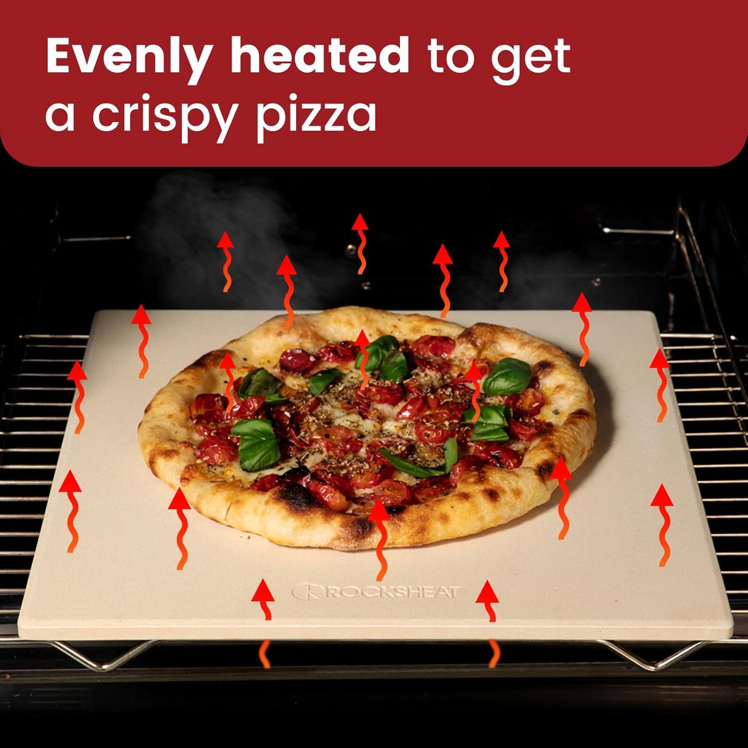 Piedra para Hornear Pizza Dr. Stone 33.5 cm Cerámica Grado Alimenticio