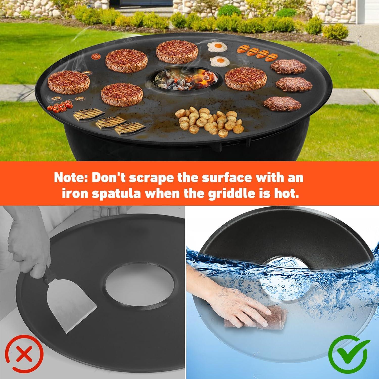 Plancha de Cocina BBQ Skyflame 65cm Cerámica para Parrilla