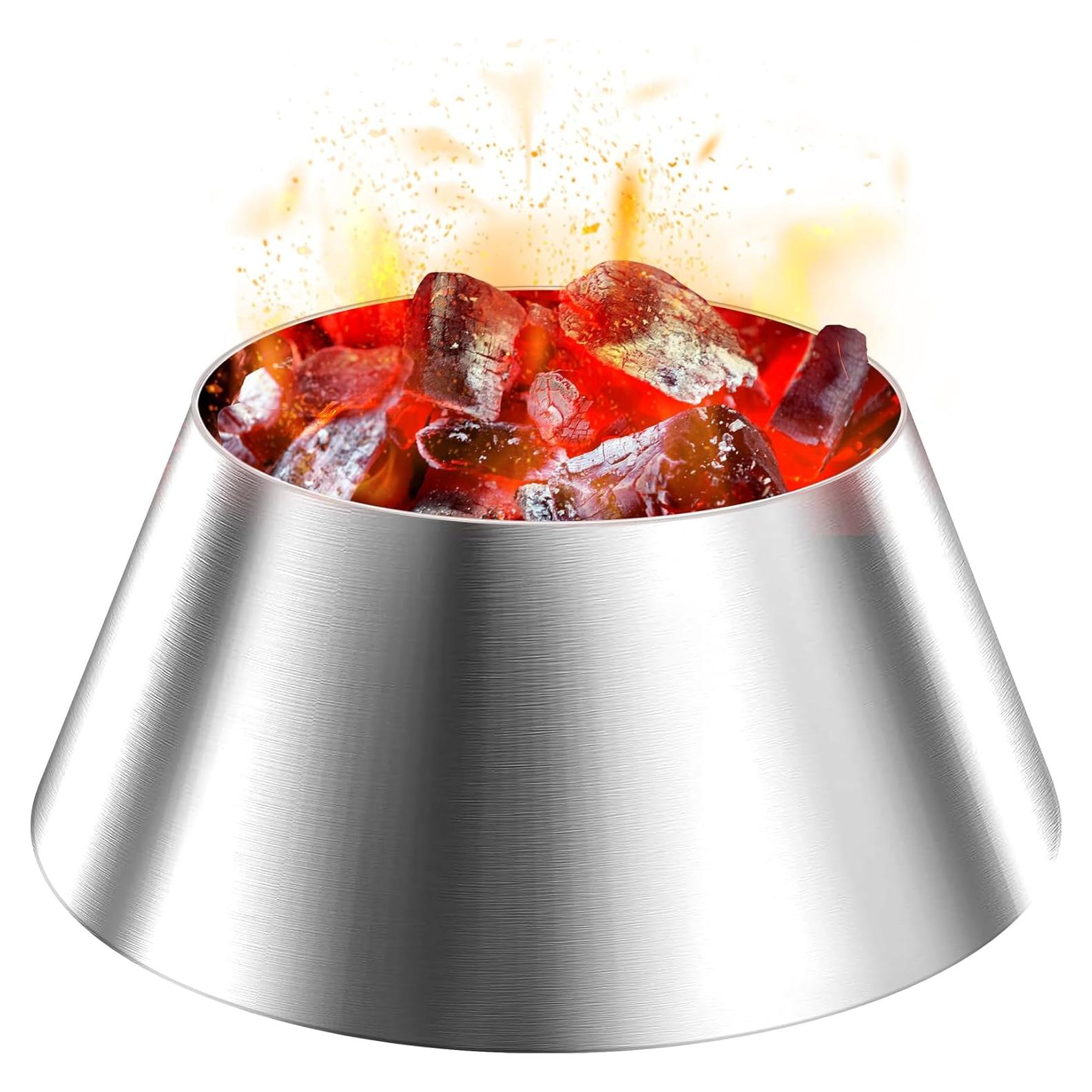 Accesorios de Parrilla de Carbón RUOJAS Acero Inoxidable 30 cm