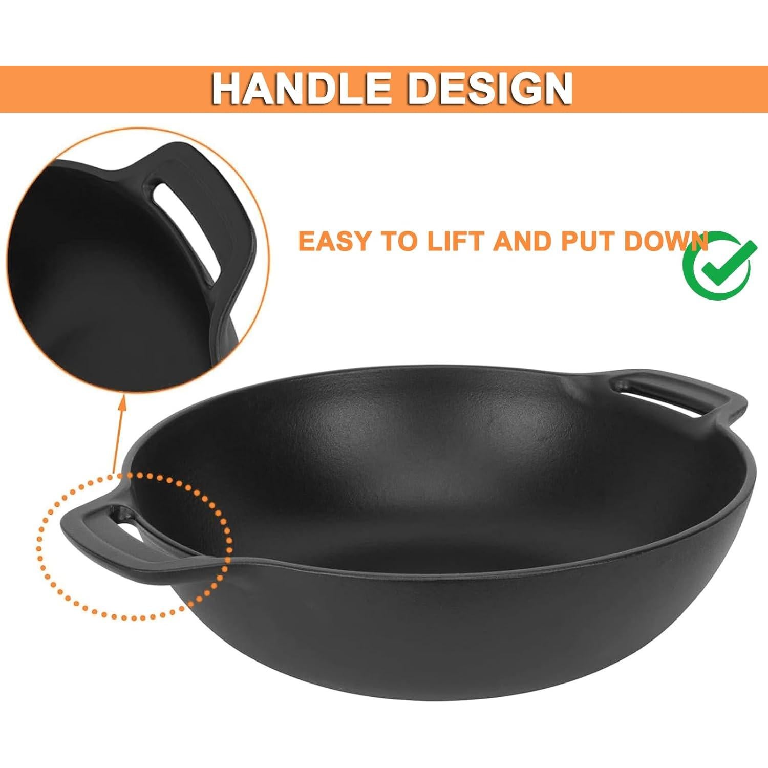 Wok Gourmet BBQ Weber 7425 - Hierro Fundido 5.44 kg