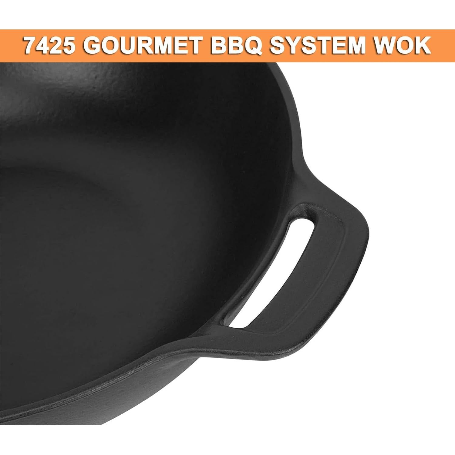 Wok Gourmet BBQ Weber 7425 - Hierro Fundido 5.44 kg