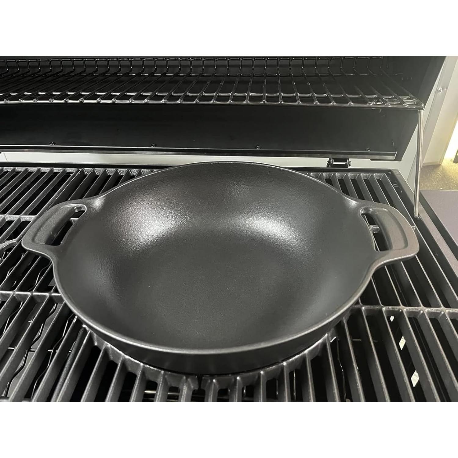 Wok Gourmet BBQ Weber 7425 - Hierro Fundido 5.44 kg