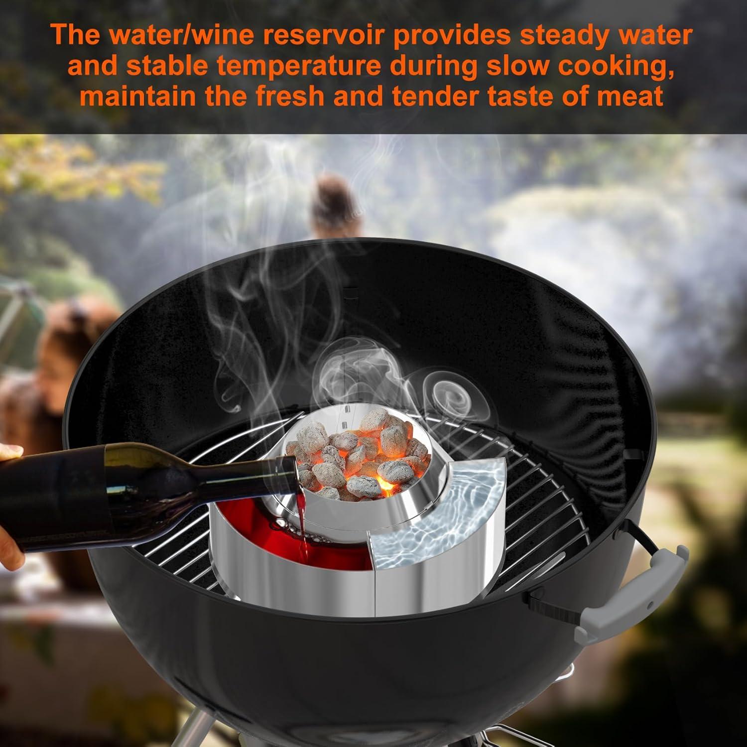 Canasta de Carbón Onlyfire de Acero Inoxidable 40cm para Parrilla