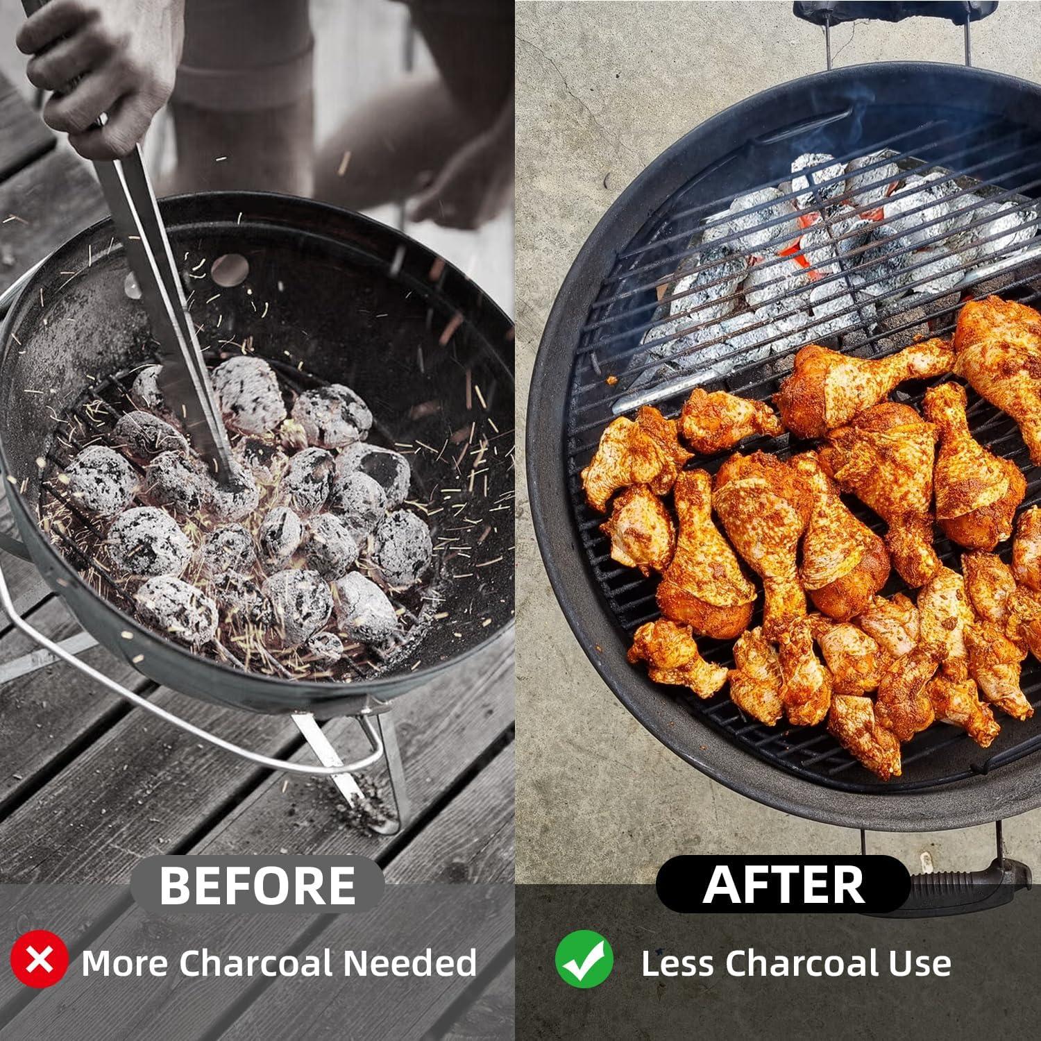 Juego de 2 Cestas de Carbón BBQ Weber 22" (55.88 cm) Accesorios