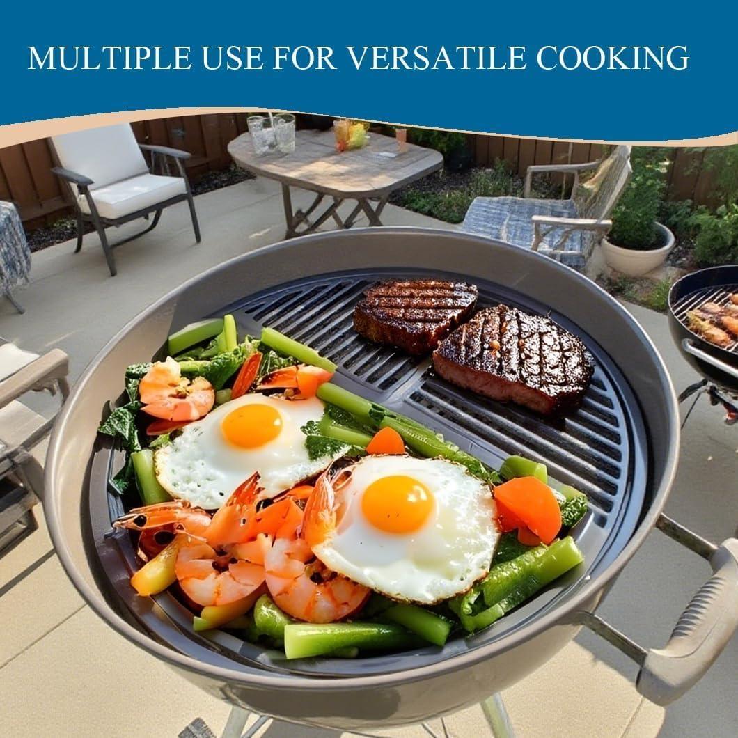 Rejilla de Hierro Fundido Dongftai 54.3 cm para Parrillas 22.5"