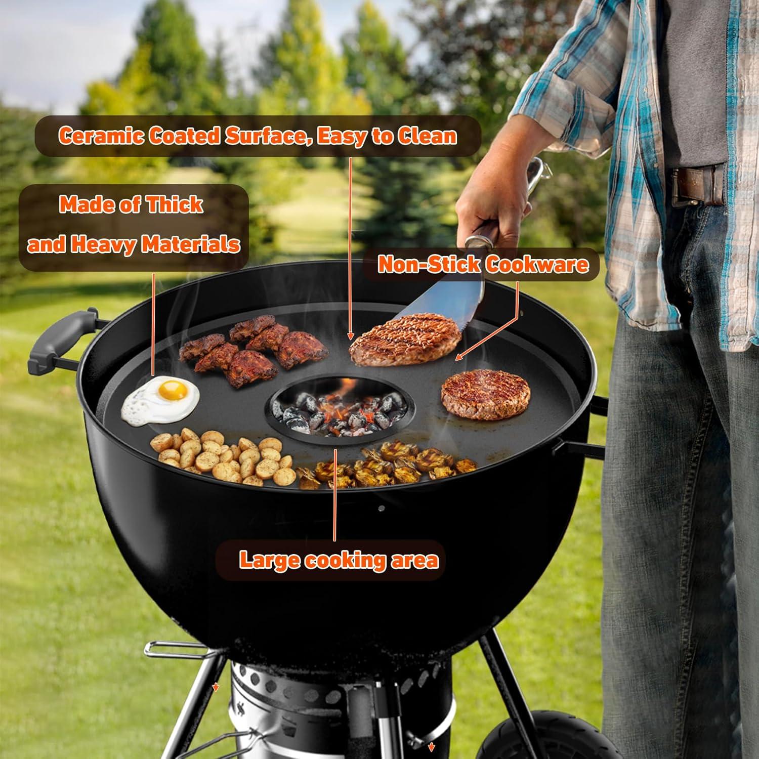 Plancha de Superficie Plana Skyflame 22" Antiadherente