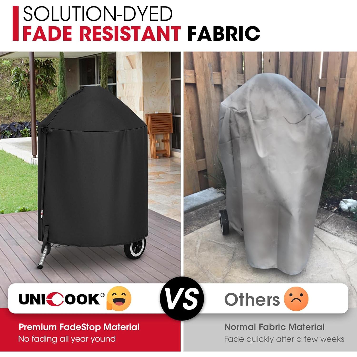 Cubierta Redonda para Parrilla Unicook 70x96 cm Resistente al Agua