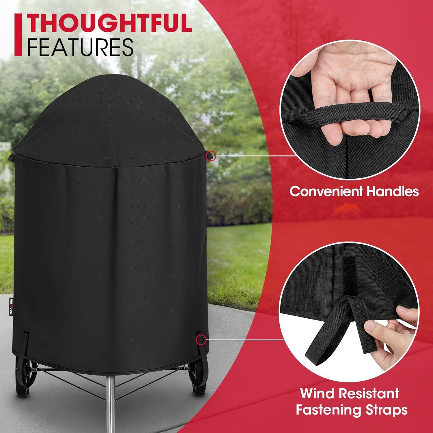 Cubierta Redonda para Parrilla Unicook 70x96 cm Resistente al Agua